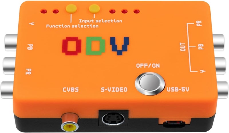 Mcbazel ODV-II Component/AV/CVBS/S-Video to Component Converter for Retro Gaming Console, Not Compatible with RGB Signals - Image 3